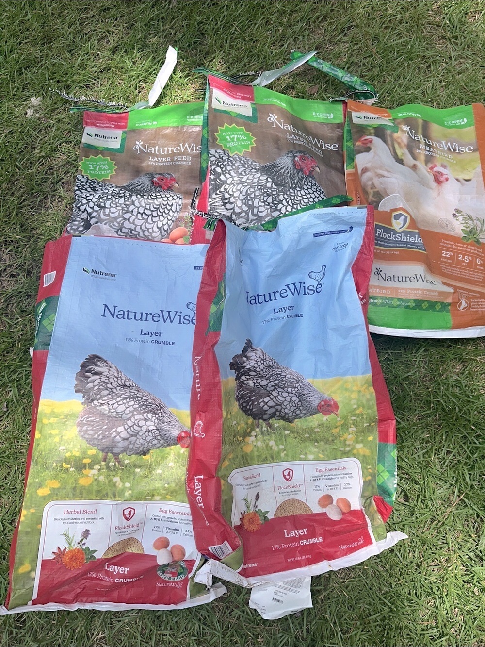Chicken feed bags for crafts